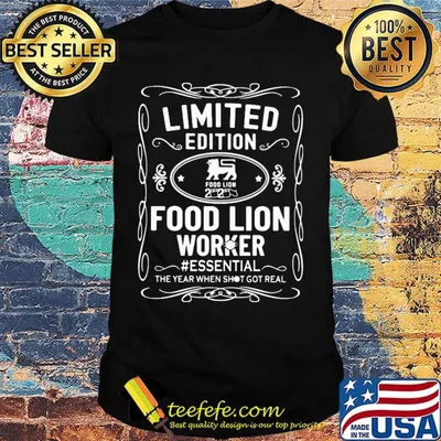 Limited edition food lion worker essential the year when shit got real mask 2020 shirt