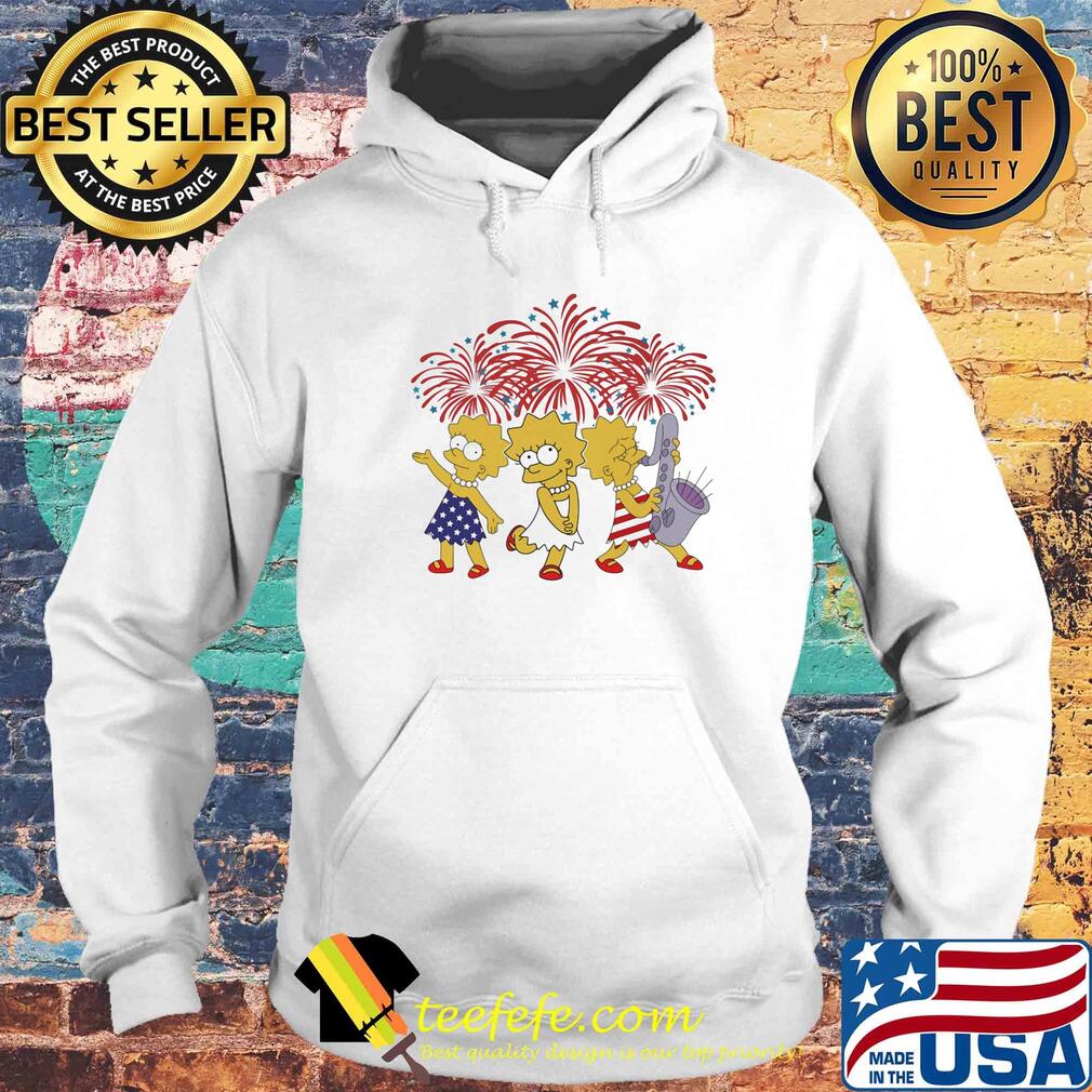 Lisa simpson firework american flag independence day s Hoodie Lisa simpson firework american flag independence day s Hoodie