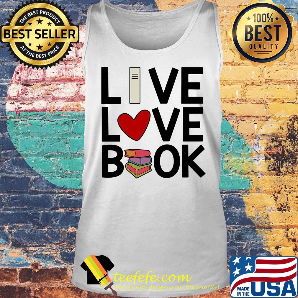 Live love book heart s Tank top Live love book heart s Tank top