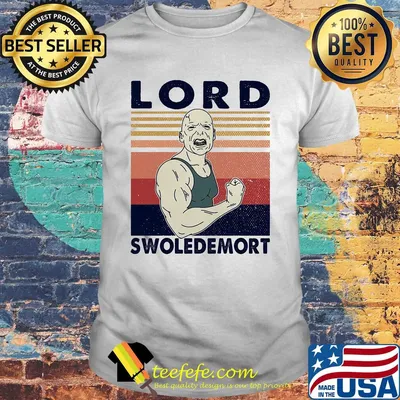 Lord swoledemort gym vintage retro shirt