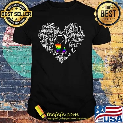 Love bear mom lgbt heart shirt