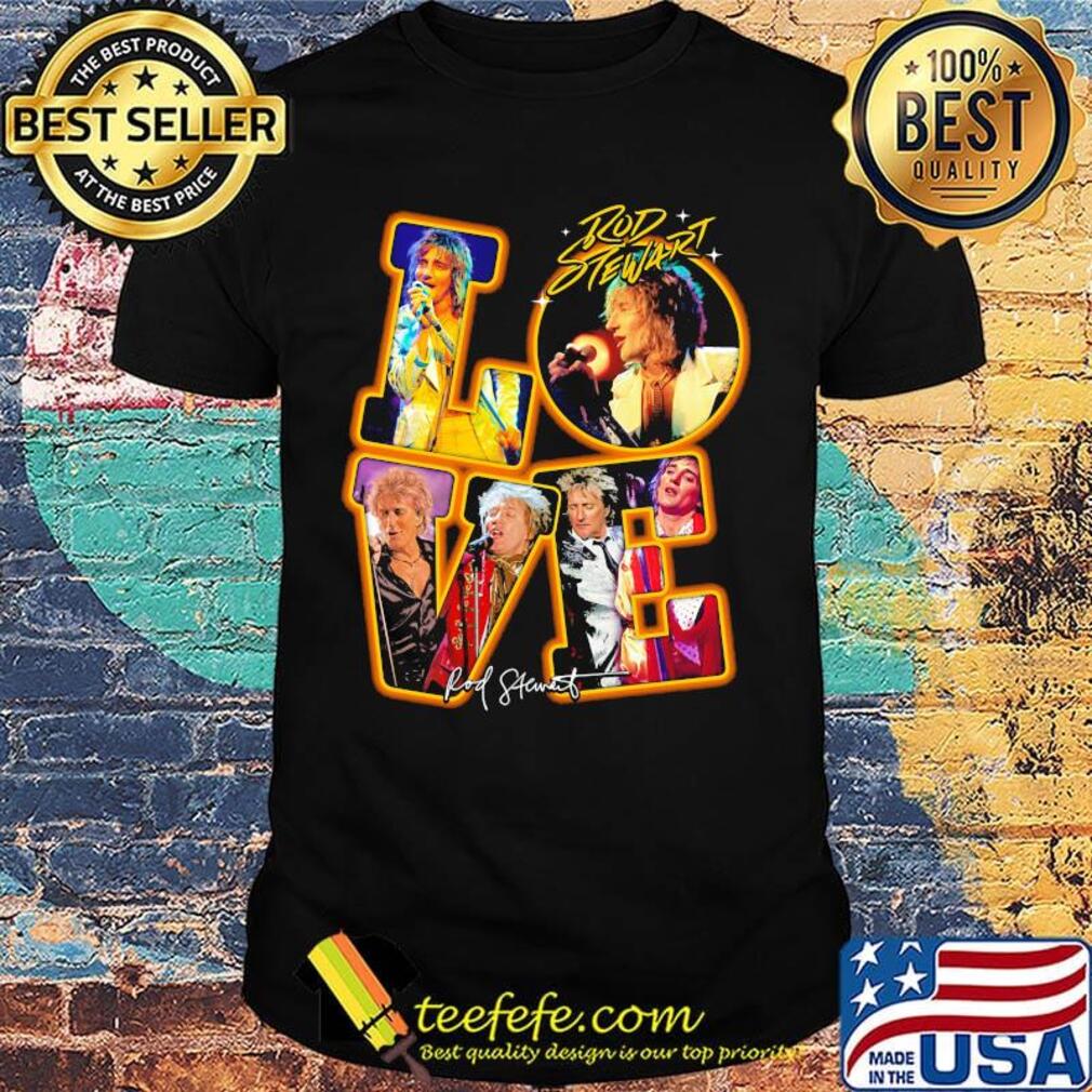 Love bud stewart band members signatures shirt