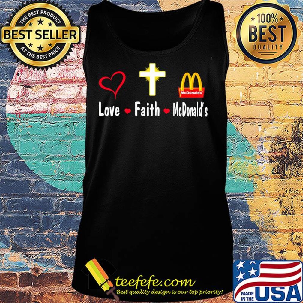 Love faith Mcdonald's logo s Tank top Love faith Mcdonald's logo s Tank top