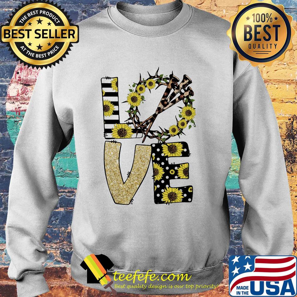 Love god sunflowers leopard diamond s Sweater Love god sunflowers leopard diamond s Sweater