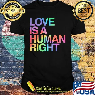 Love Is Human Right LGBT Shirt
