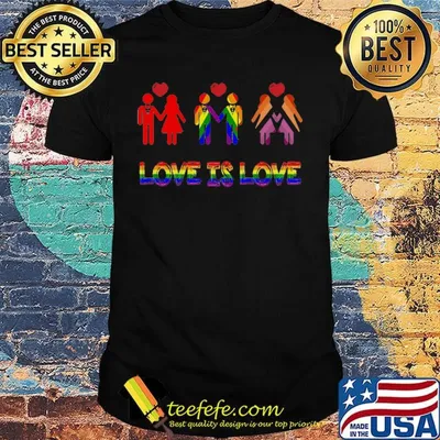 Love is love lgbt shirt