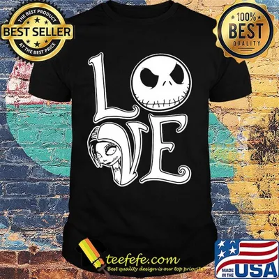 Love jack skellington and sally shirt