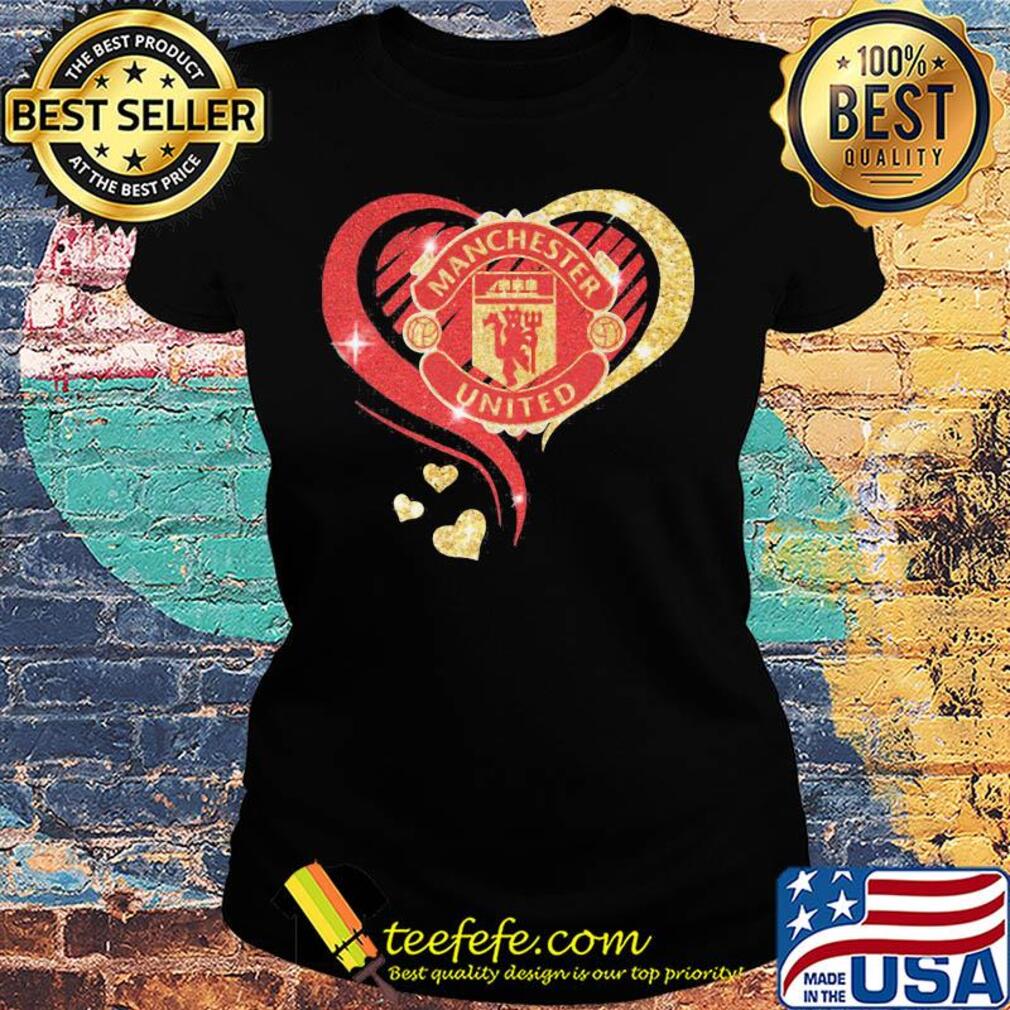Love manchester united hearts diamond s Ladies tee Love manchester united hearts diamond s Ladies tee
