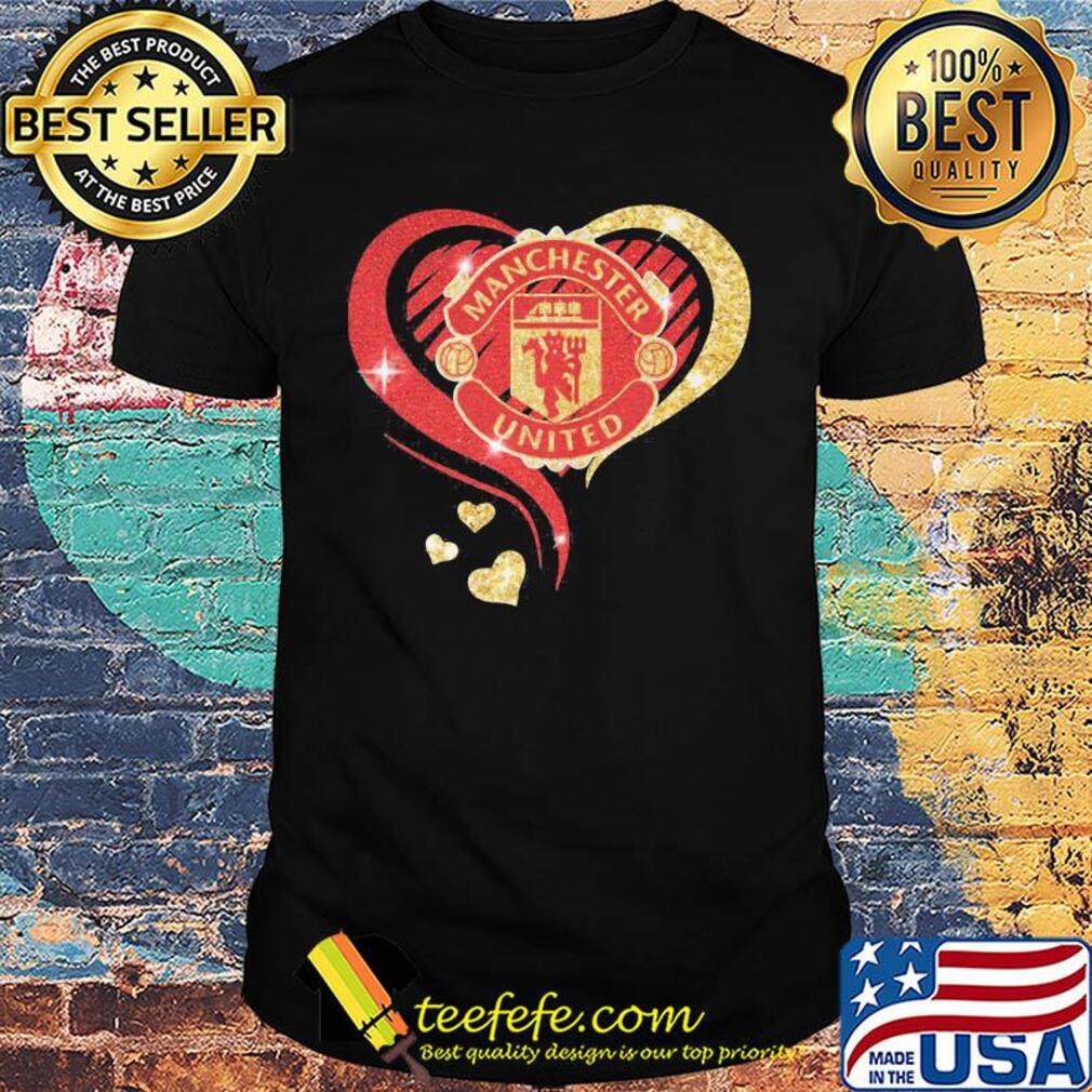 Love manchester united hearts diamond shirt