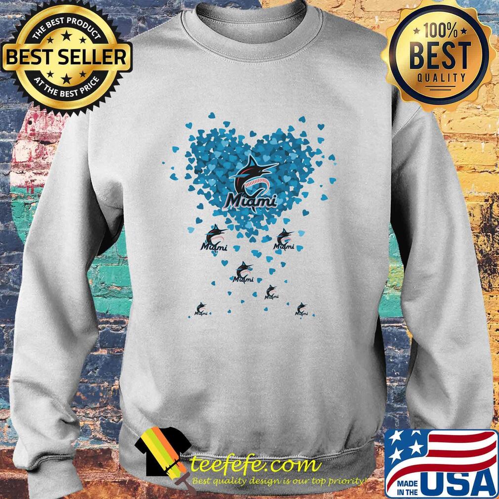 Love miami marlins hearts s Sweater Love miami marlins hearts s Sweater