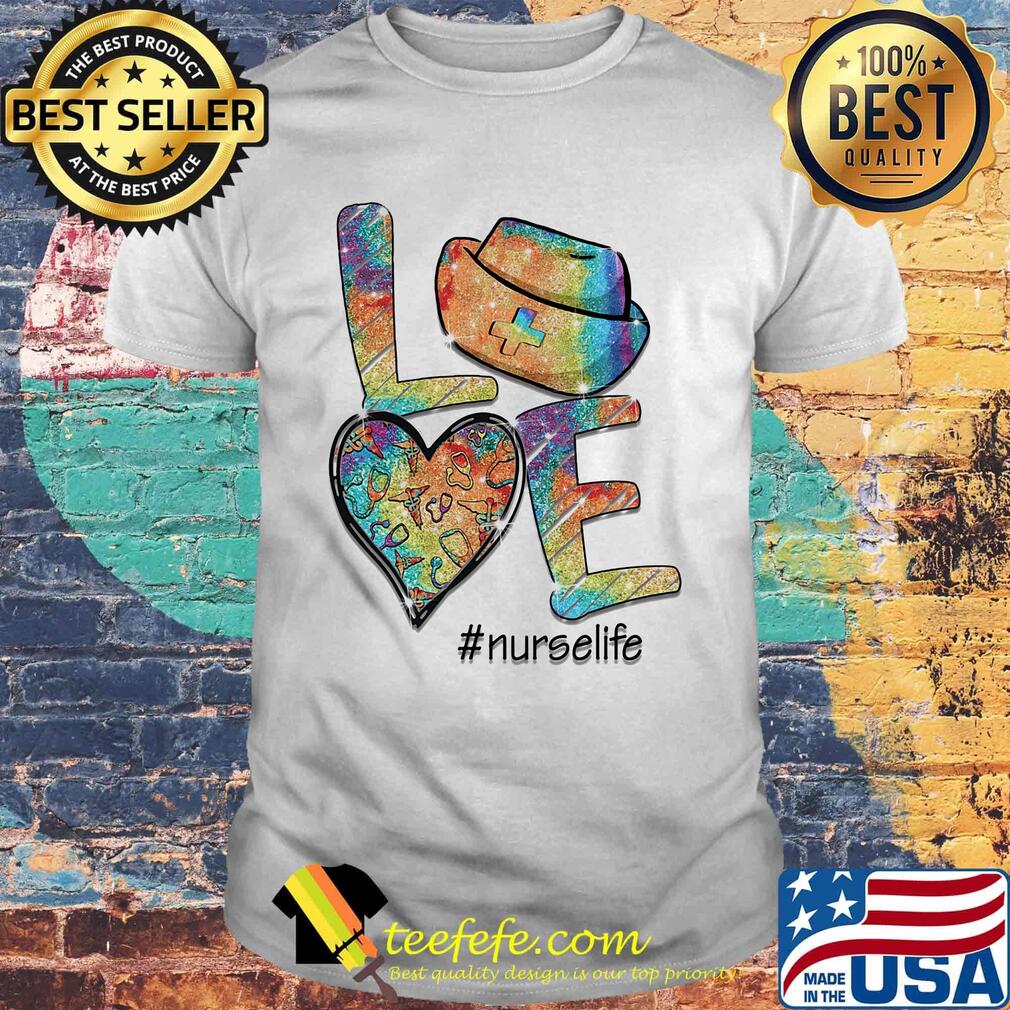 Love nurse life stethoscope heart shirt