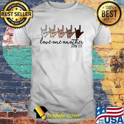 Love one another john black lives matter shirt