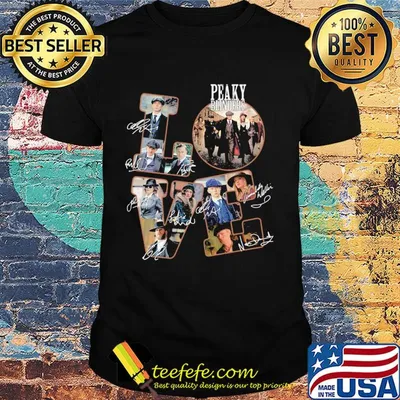 Love peaky blinders members signatures shirt