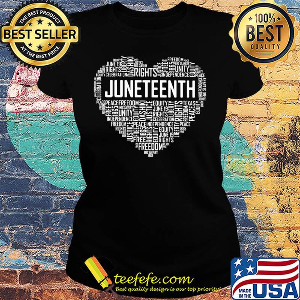 Love rights juneteenth heart s Ladies tee Love rights juneteenth heart s Ladies tee