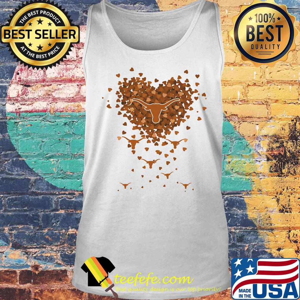 Love texas longhorns logo hearts s Tank top Love texas longhorns logo hearts s Tank top