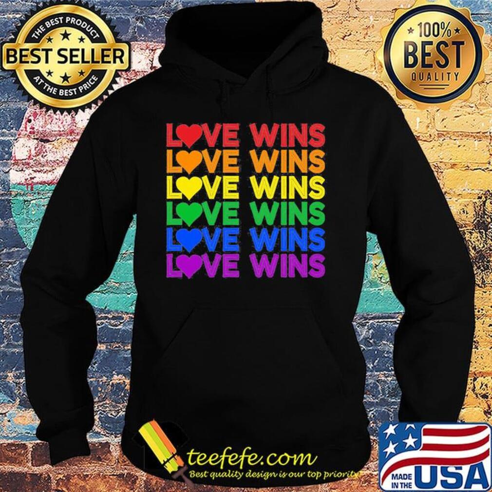 Love Wins Gay Pride LGBT Shirt Hoodie Love Wins Gay Pride LGBT Shirt Hoodie