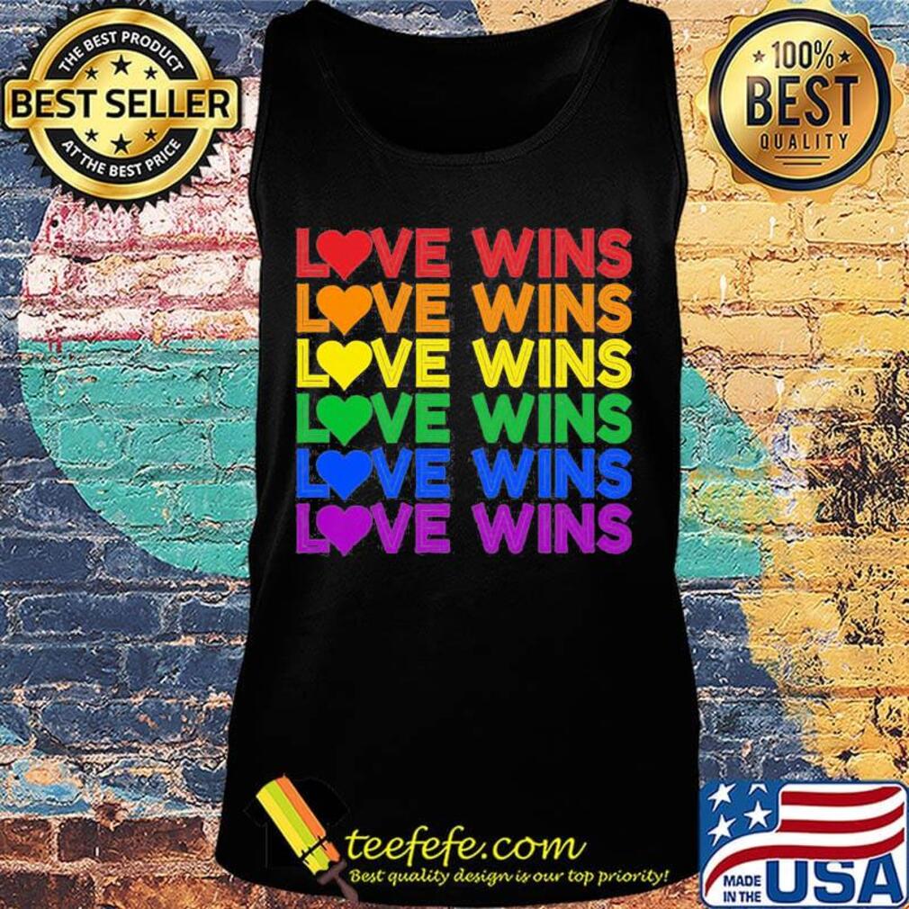 Love Wins Gay Pride LGBT Shirt Tank top Love Wins Gay Pride LGBT Shirt Tank top