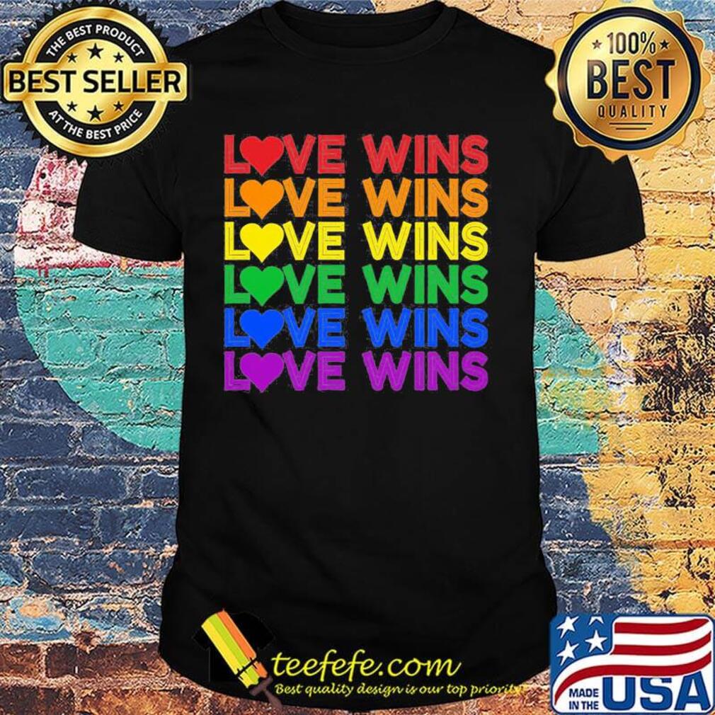 Love Wins Gay Pride LGBT Shirt Love Wins Gay Pride LGBT Shirt