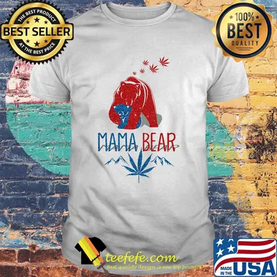 Mama bear weed diamond shirt