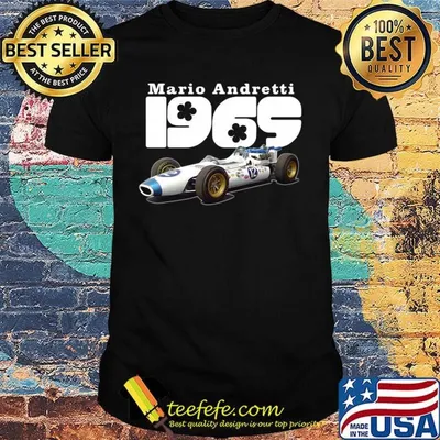 Mario andretti 1969 indy 500 shirt