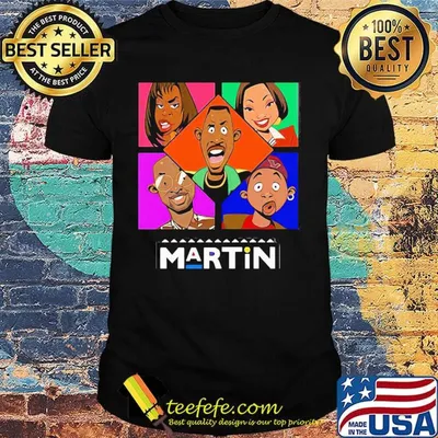 Martin lawrence cartoon characters shirt