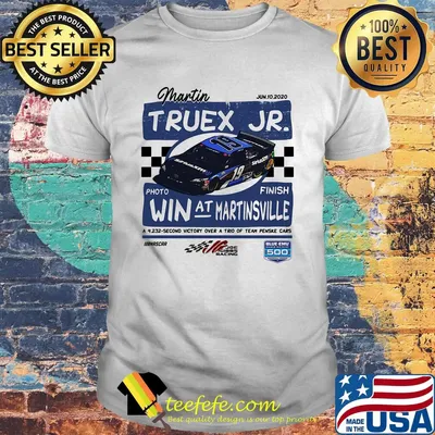 Martin truex jr photo win at martinsville finish shirt
