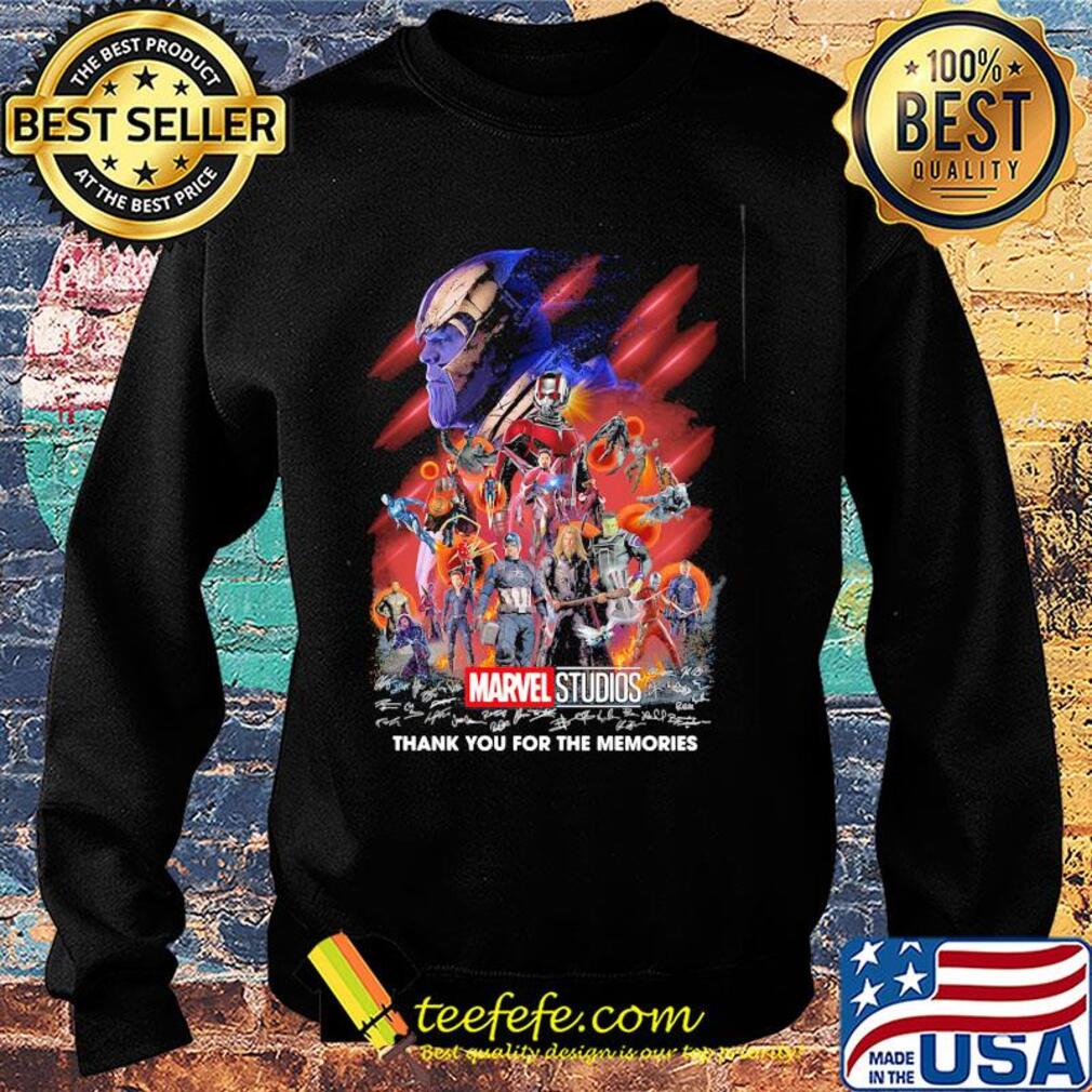 Marvel super heroes thank you for the memories characters signatures s Sweater Marvel super heroes thank you for the memories characters signatures s Sweater