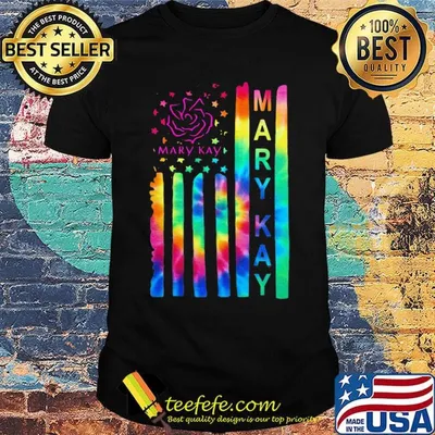 Mary kay hippie american flag 4th of july independence day shirt