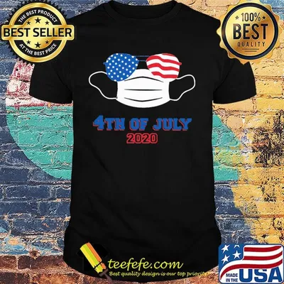 Mask america happy 4th july independence day shirt
