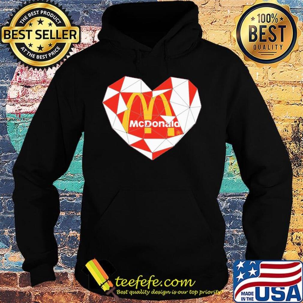 Mcdonald's logo heart diamond s Hoodie Mcdonald's logo heart diamond s Hoodie