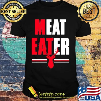 Meat Eater Red White The Alley Shirt