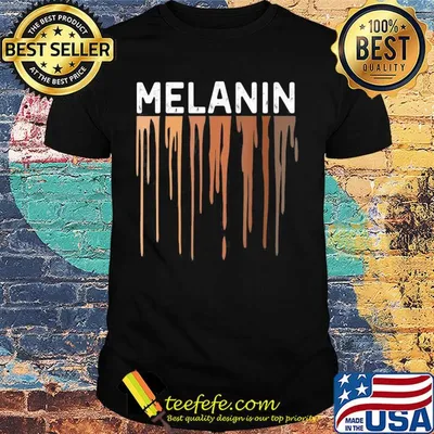 Melanin black skin gradient juneteenth shirt