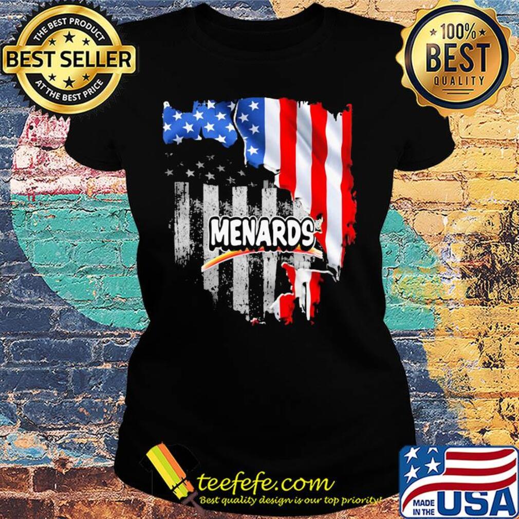 Menards american flag independence day s Ladies tee Menards american flag independence day s Ladies tee