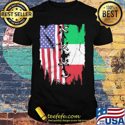 Mexican and American flag veteran Independence day shirt