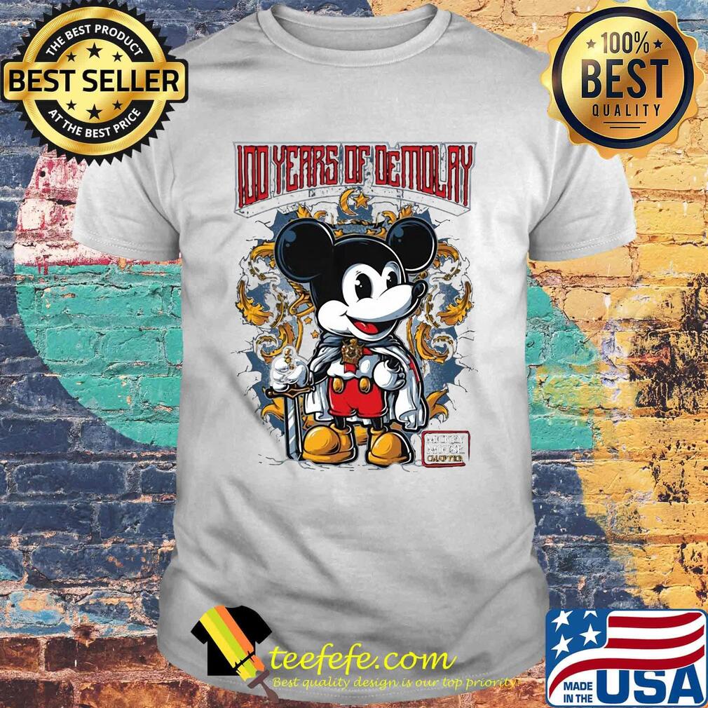 Mickey mouse chapter 100 years of demolay shirt
