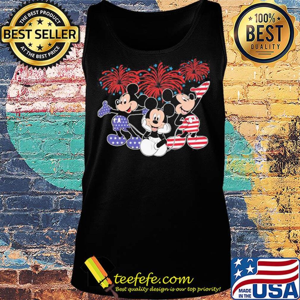 Mickey mouse firework american flag independence day s Tank top Mickey mouse firework american flag independence day s Tank top