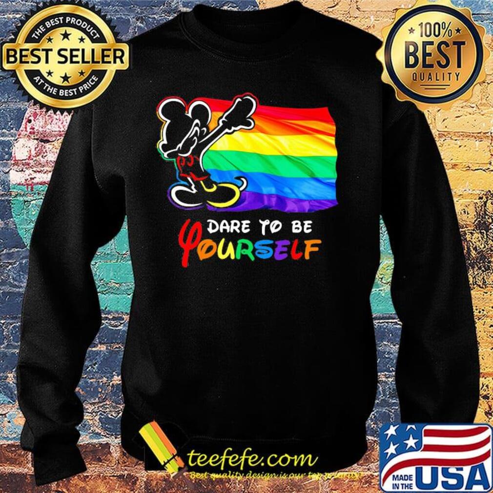 Mickey mouse lgbt flag dare to be yourself s Sweater Mickey mouse lgbt flag dare to be yourself s Sweater