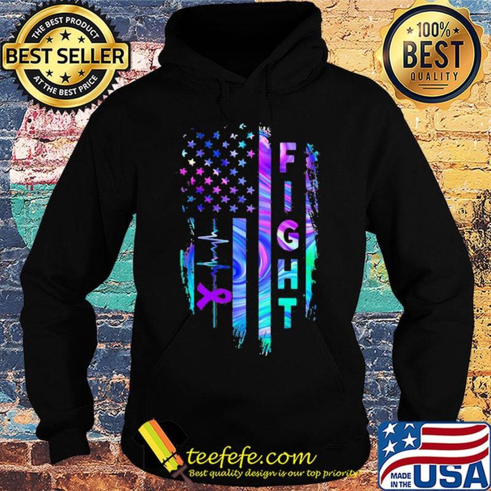 Migraine awareness fight American flag veteran Independence day s Hoodie Migraine awareness fight American flag veteran Independence day s Hoodie