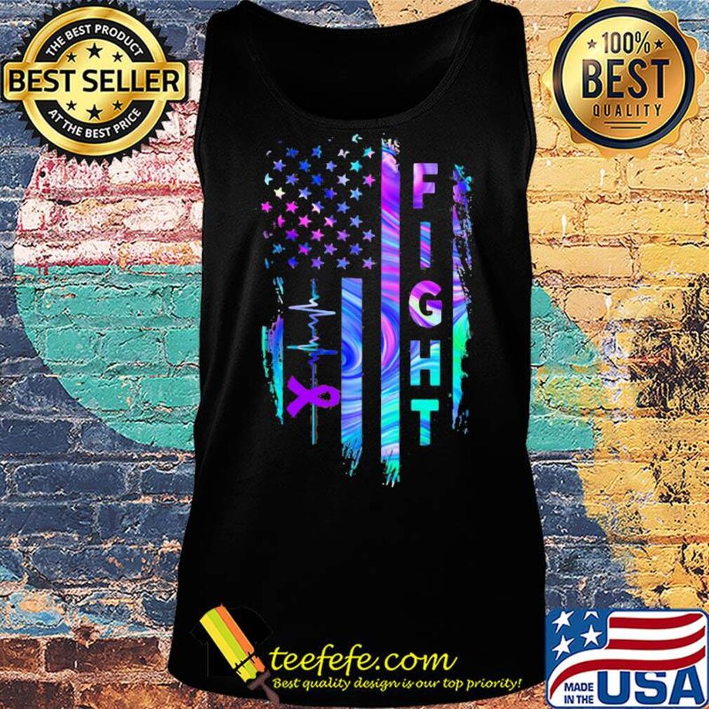 Migraine awareness fight American flag veteran Independence day s Tank top Migraine awareness fight American flag veteran Independence day s Tank top