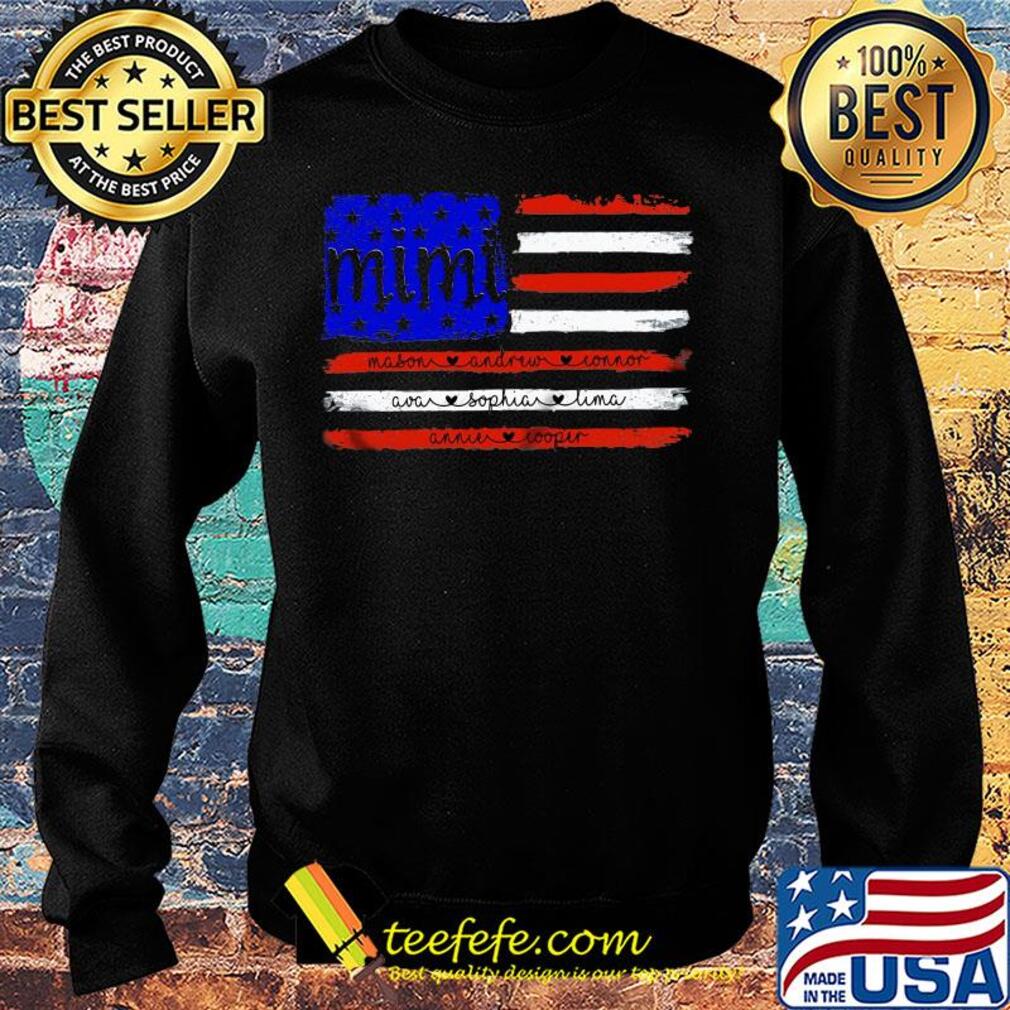 Mimi mason andrew connor ava sophia lima American flag veteran Independence Day s Sweater Mimi mason andrew connor ava sophia lima American flag veteran Independence Day s Sweater