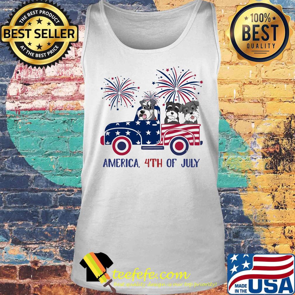 Miniature Schnauzer America 4th Of July Flag Shirt Tank top Miniature Schnauzer America 4th Of July Flag Shirt Tank top