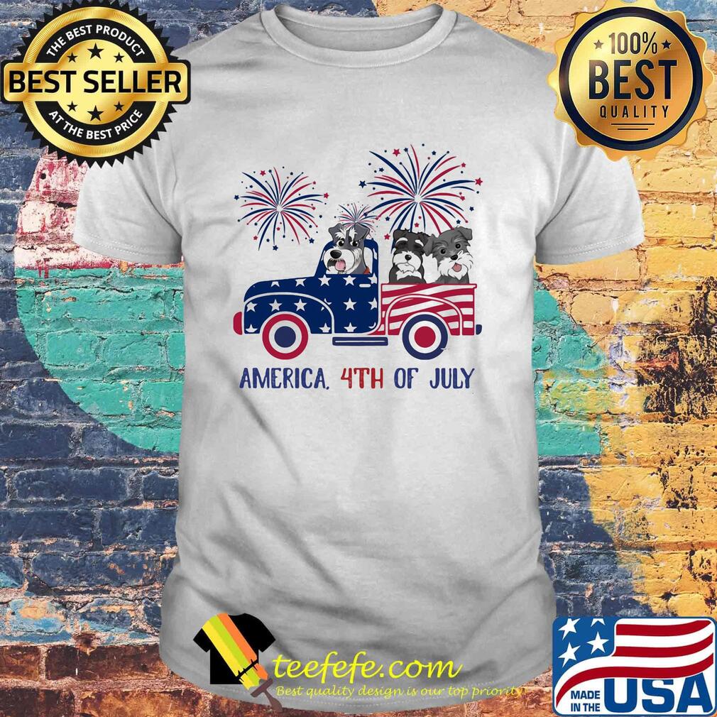 Miniature Schnauzer America 4th Of July Flag Shirt Miniature Schnauzer America 4th Of July Flag Shirt