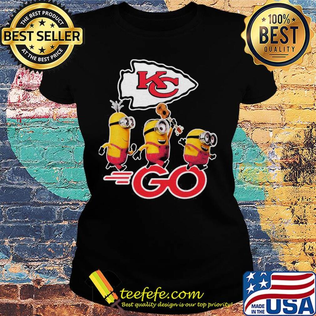 Minions guitar go kansas city chiefs football logo s Ladies tee Minions guitar go kansas city chiefs football logo s Ladies tee