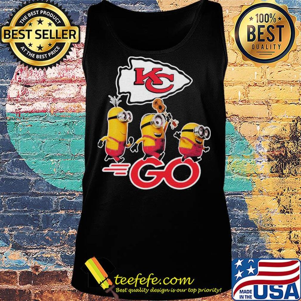 Minions guitar go kansas city chiefs football logo s Tank top Minions guitar go kansas city chiefs football logo s Tank top