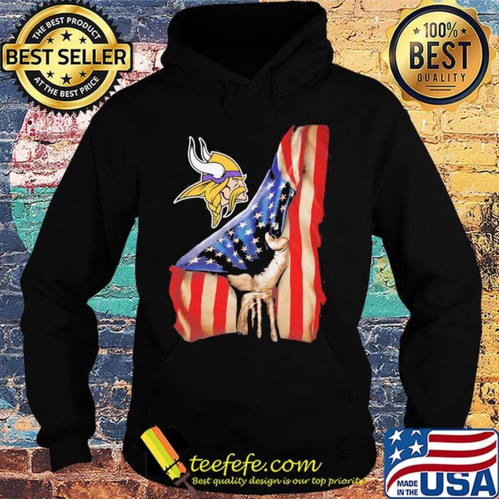Minnesota vikings american flag independence day s Hoodie Minnesota vikings american flag independence day s Hoodie