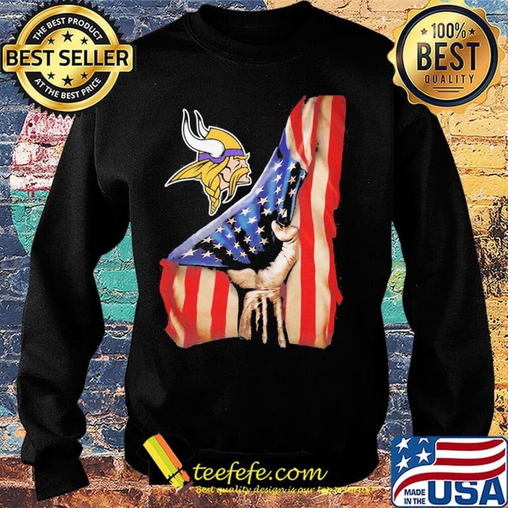 Minnesota vikings american flag independence day s Sweater Minnesota vikings american flag independence day s Sweater