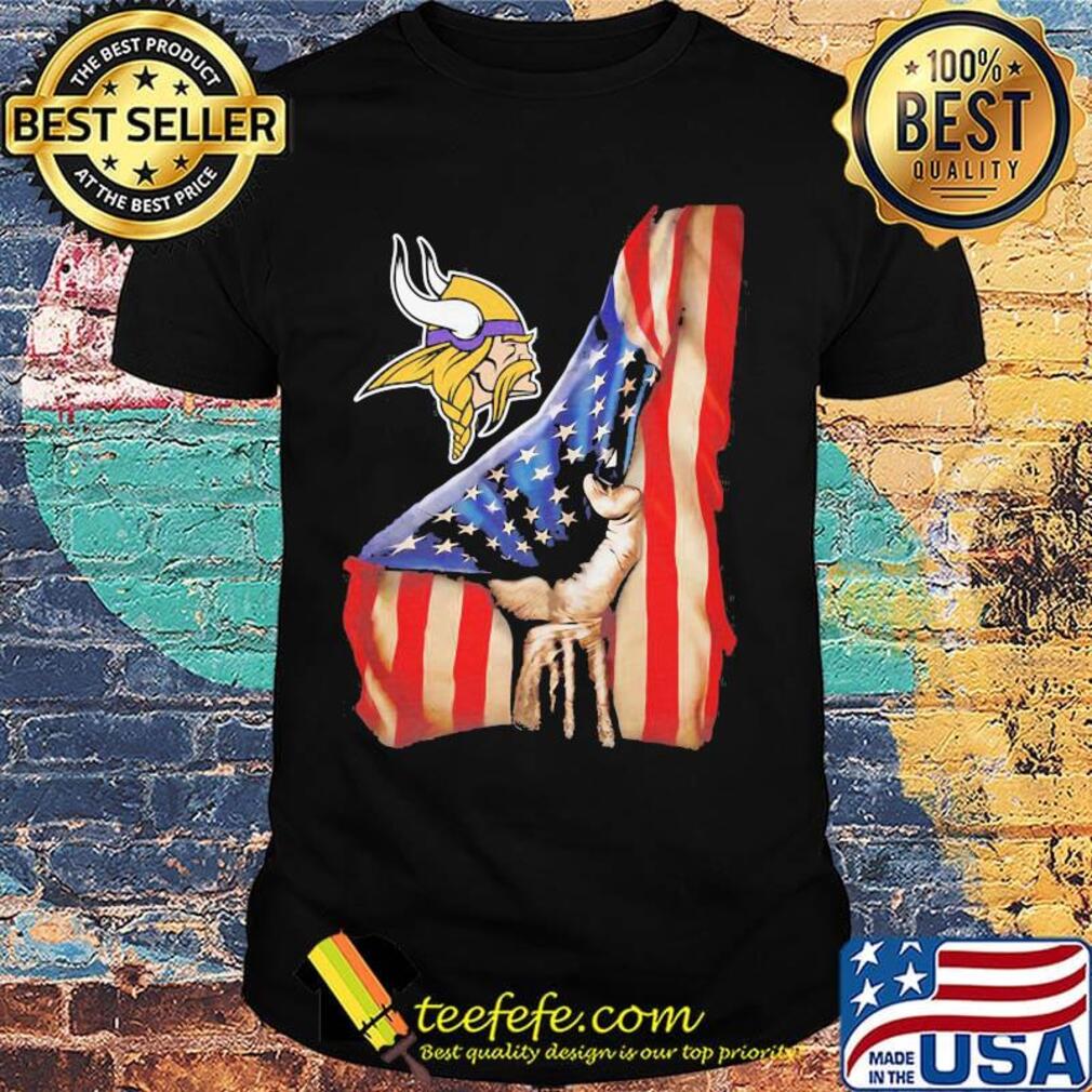 Minnesota vikings american flag independence day shirt Minnesota vikings american flag independence day shirt