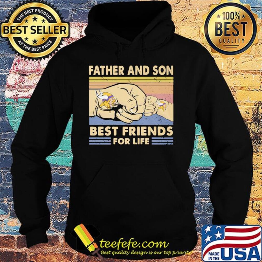 Minnesota vikings father and son best friends for life father's day vintage retro s Hoodie Minnesota vikings father and son best friends for life father's day vintage retro s Hoodie