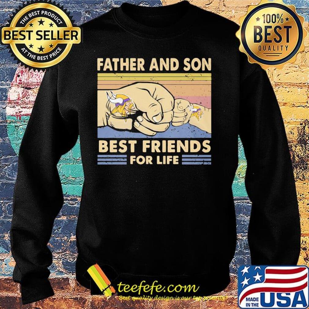 Minnesota vikings father and son best friends for life father's day vintage retro s Sweater Minnesota vikings father and son best friends for life father's day vintage retro s Sweater