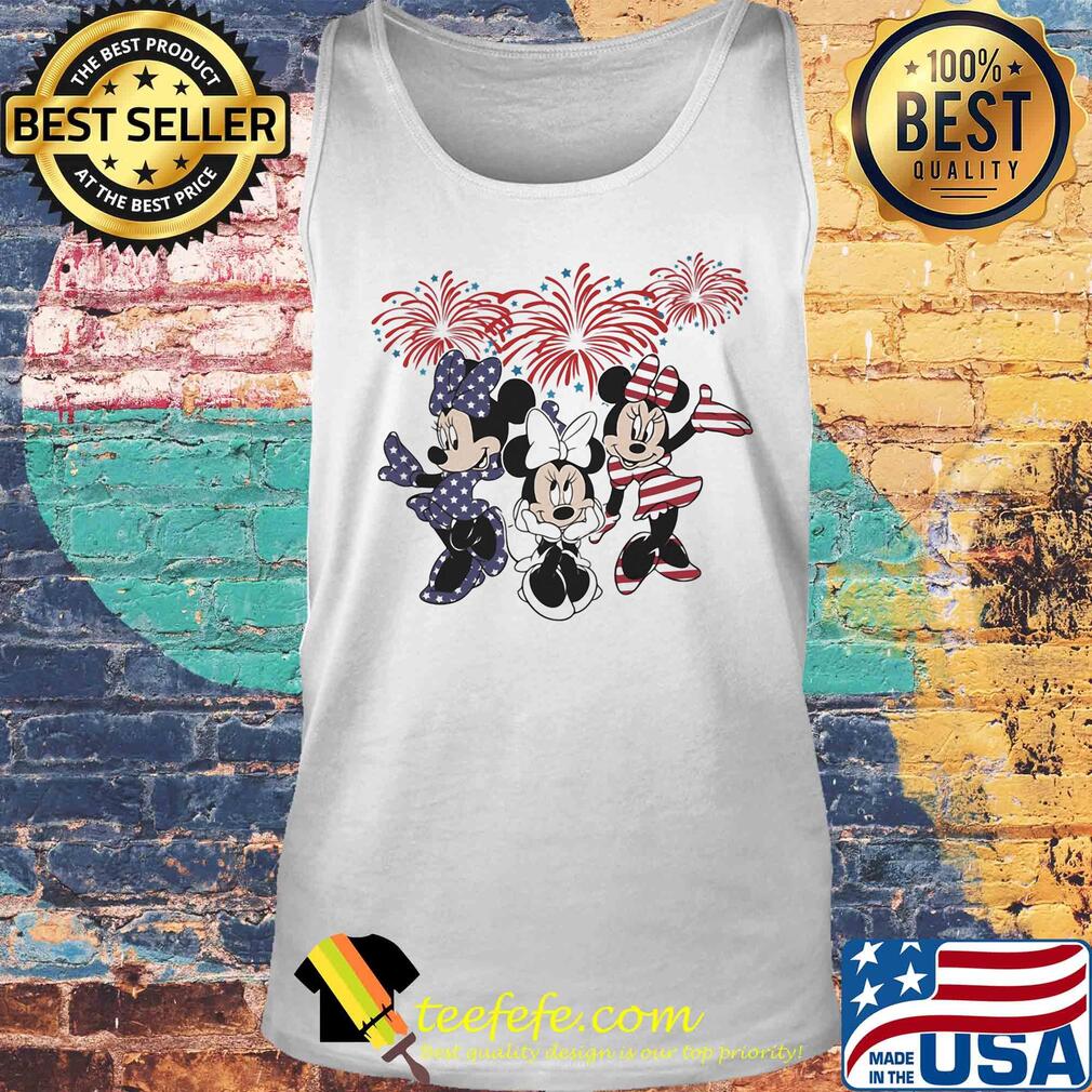 Minnie mouse firework american flag independence day s Tank top Minnie mouse firework american flag independence day s Tank top
